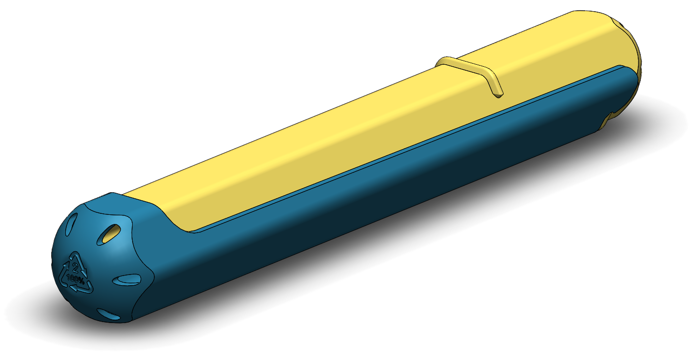 Blue Outer & Yellow Inner